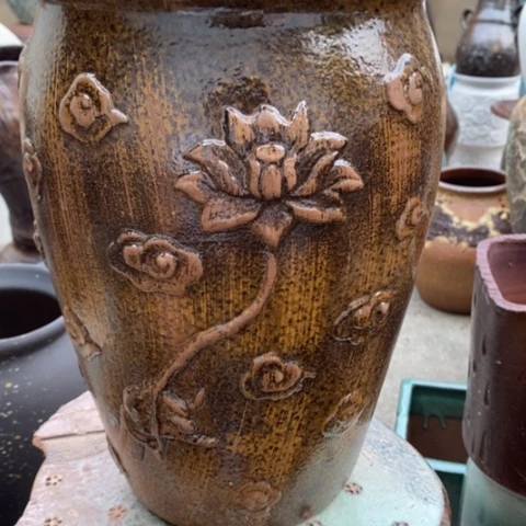 【闪购商品】紫砂花盆高约30口约20
