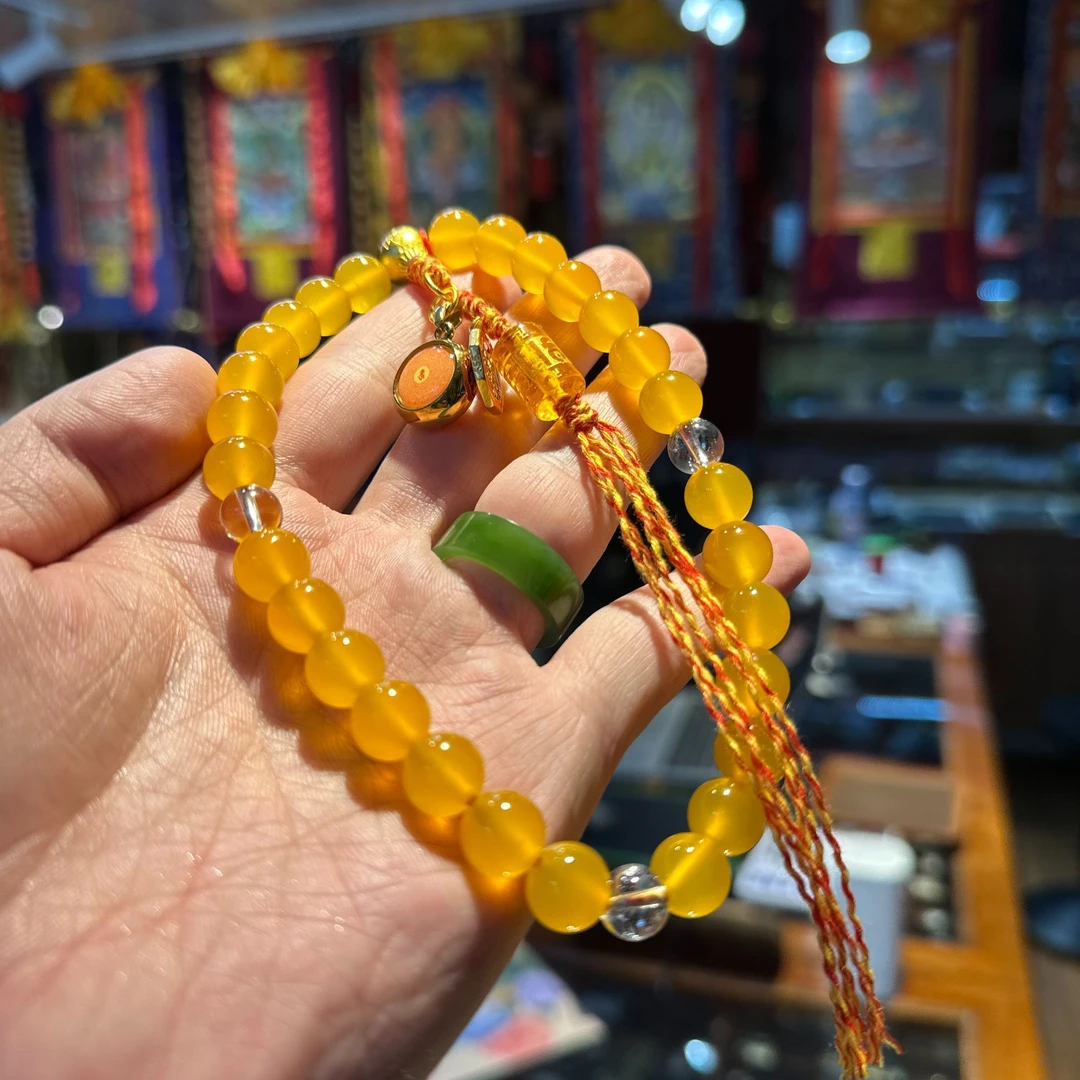 10mm玛瑙玉髓手持（楞严款）