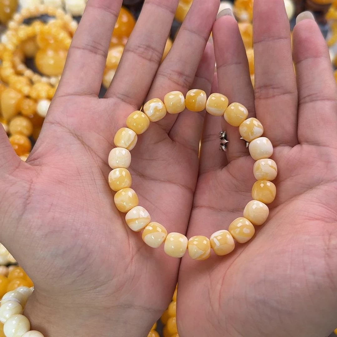 蜜蜡未镶嵌珠宝奇石同料11mm