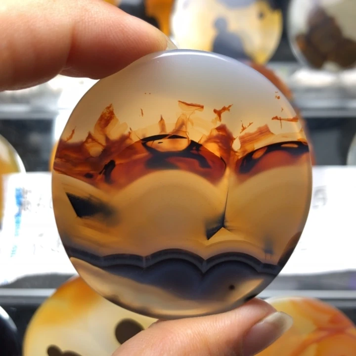 合金玛瑙/玉髓珠宝奇石143