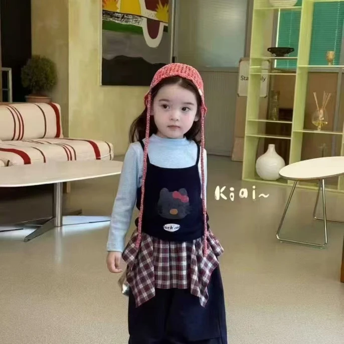 MX25秋季女童新款韩版上衣裤子套装