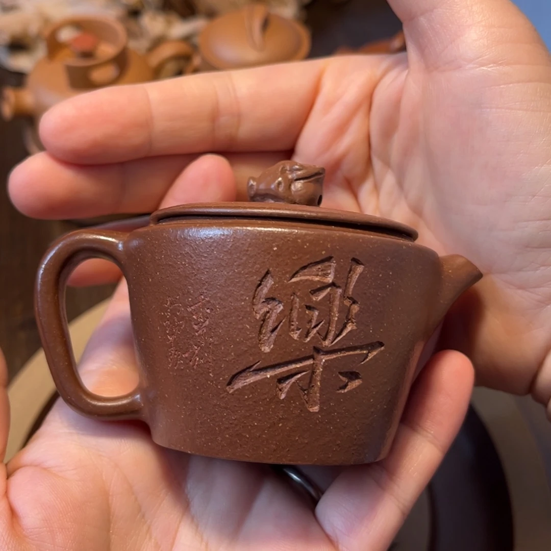 梁***做茶壶紫砂宜兴紫砂茶具半手工制作