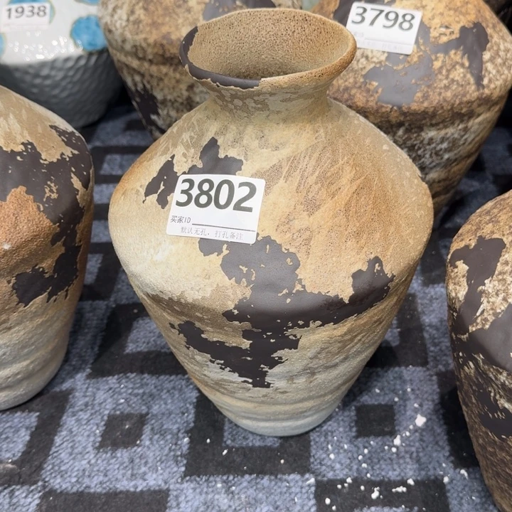 吃****瓷片景德镇高温花器编码3802高34口6默认无孔
