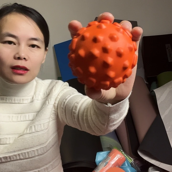 亚麻橡胶筋膜球橙色微瑕