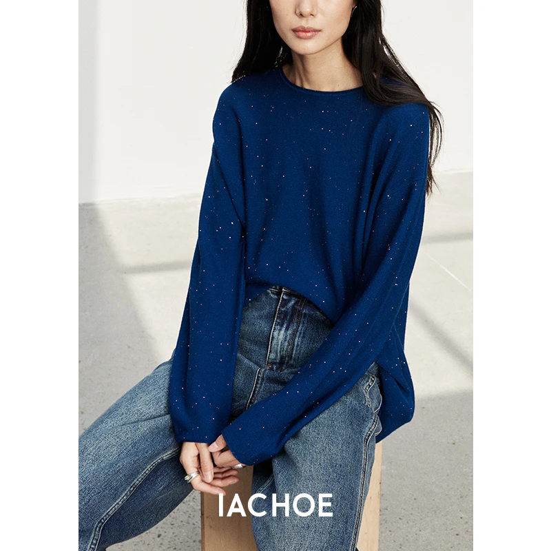 IACHOE【满天星】亮片小众毛衣3561505008
