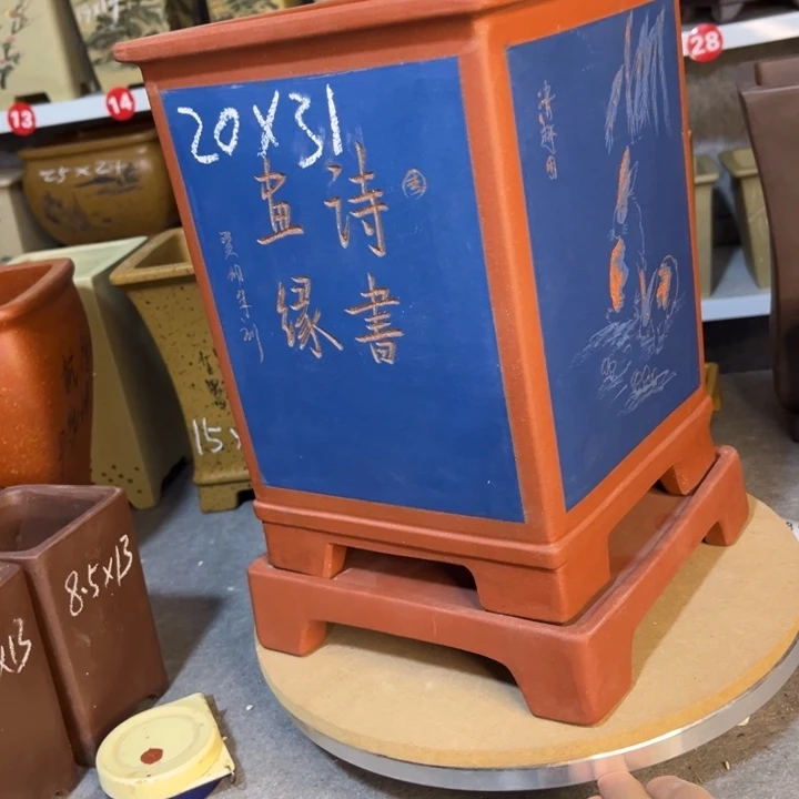 花盆紫砂紫砂花盆