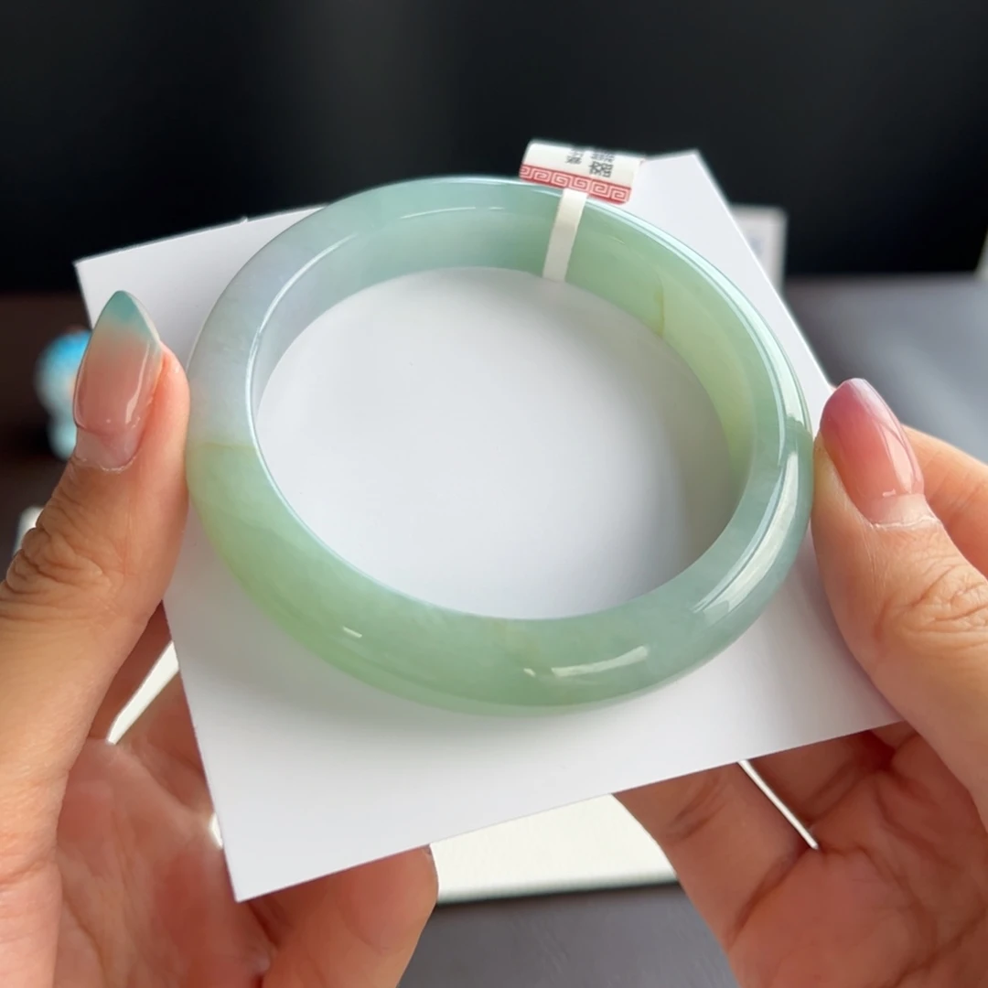 翡翠未镶嵌手镯47号59.2