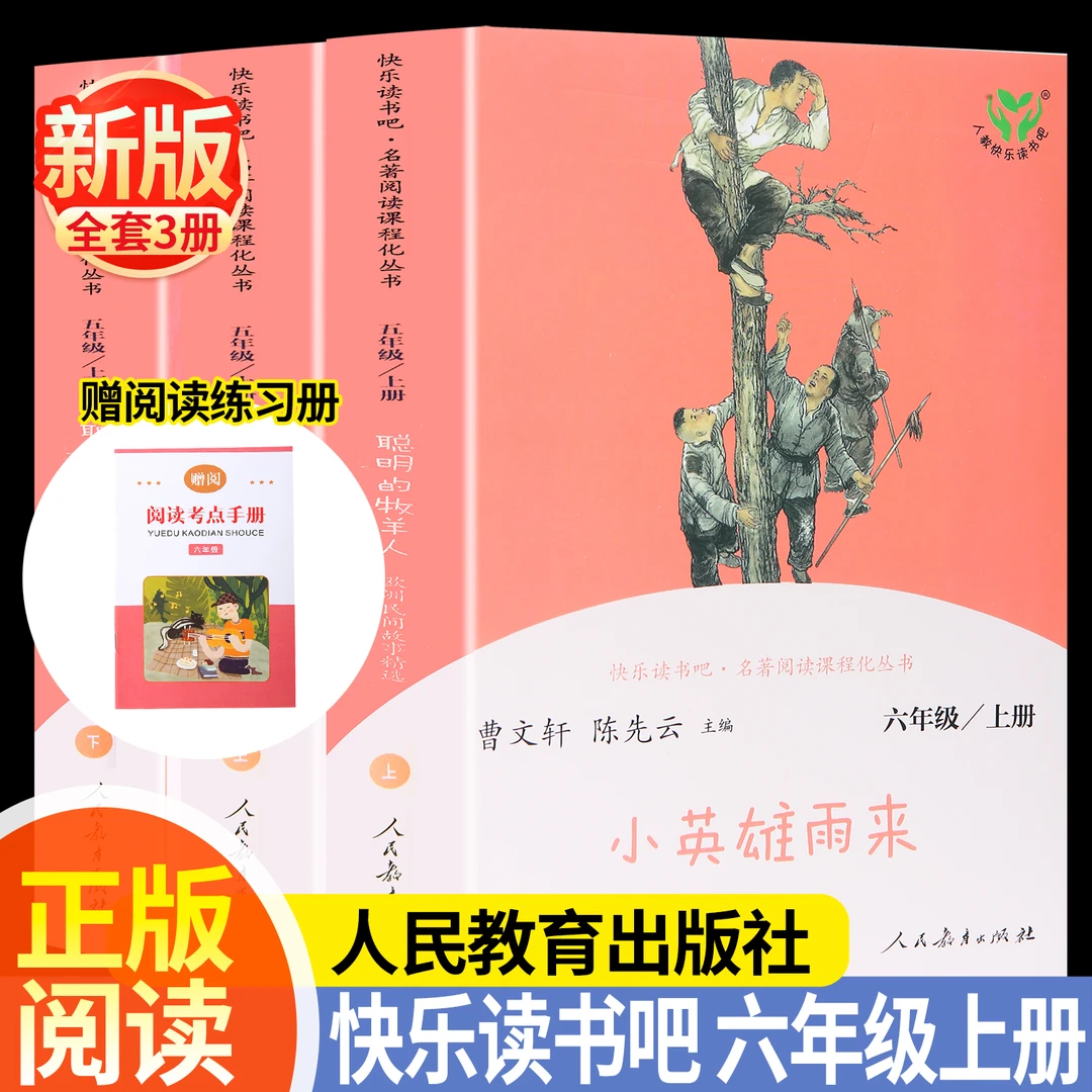 26年新版快乐读书吧六年级上册人教版小英雄雨来爱的教育童年