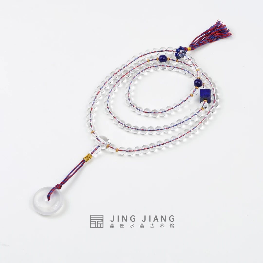 天然白水晶项链 多样性发一 编号-Z24410正品