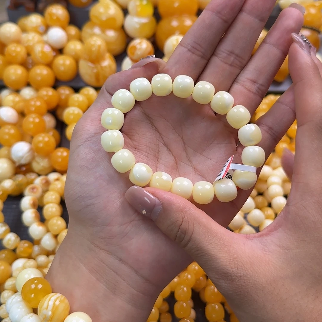 蜜蜡未镶嵌珠宝奇石同料12mm