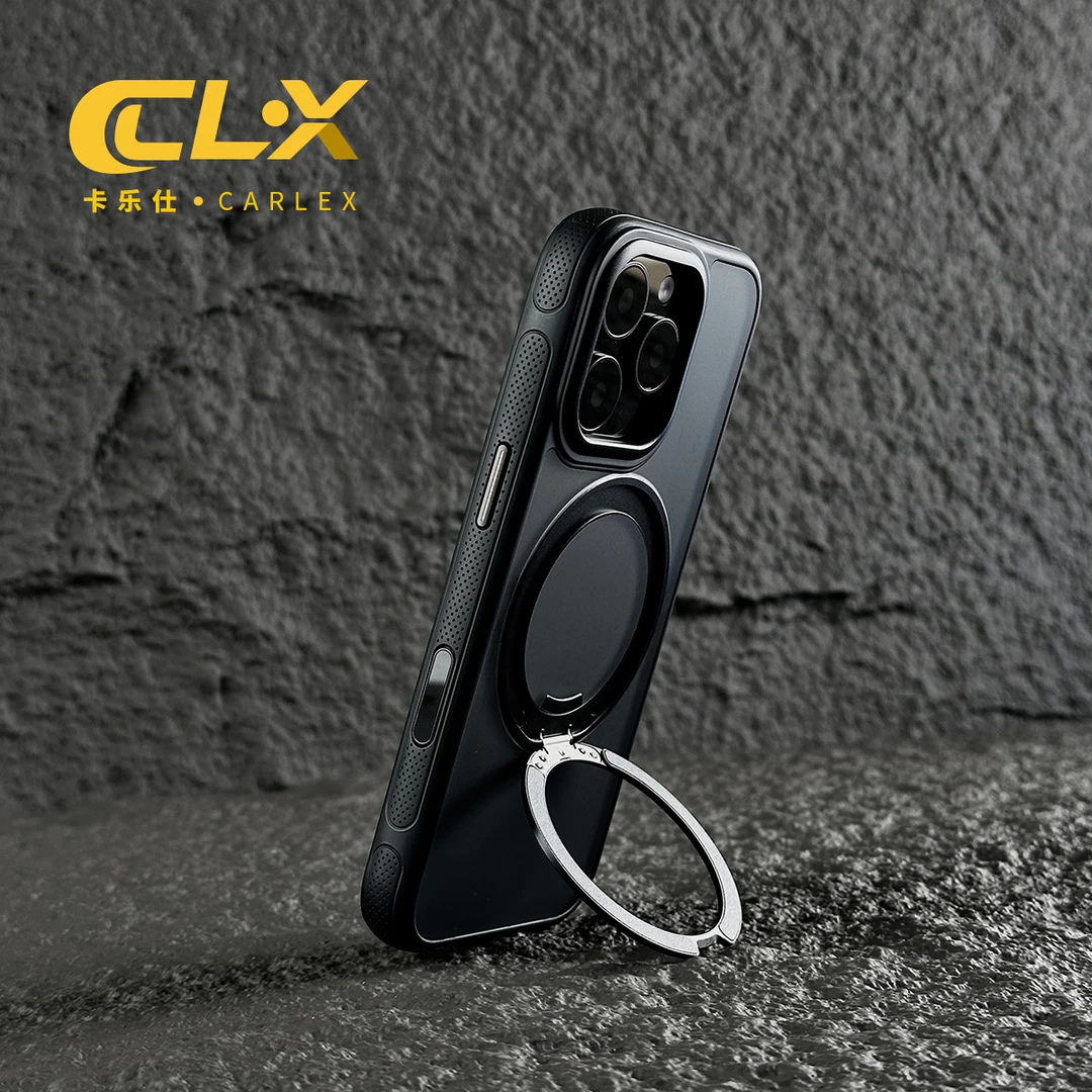 相机按键全包适用苹果17ProMax磁吸支架手机壳iPhone16支点保护套