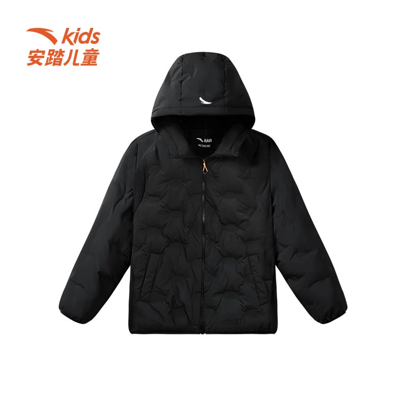 安踏儿童冬季新款男大童户外轻薄羽绒服保暖御寒舒适百搭时尚6908