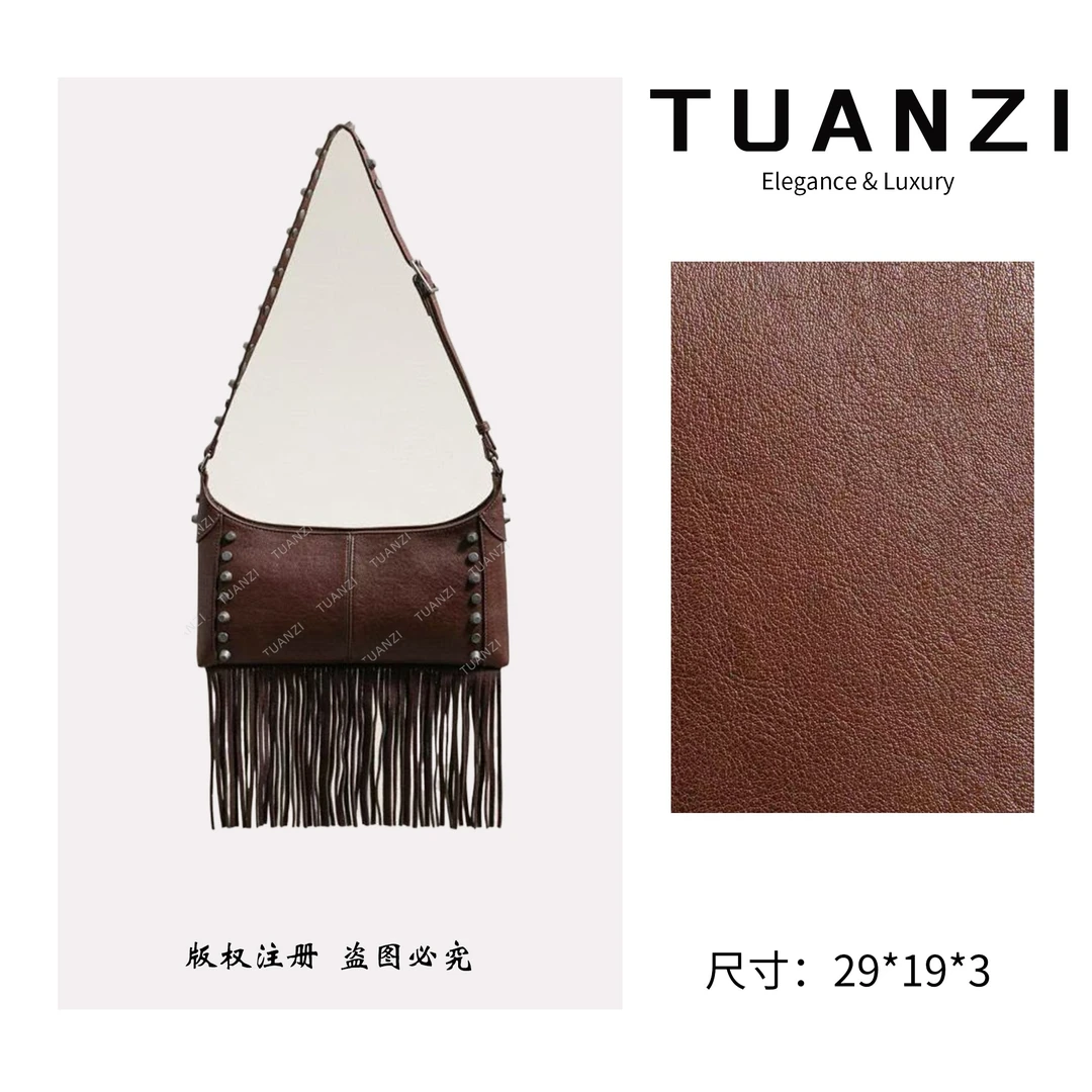 TUANZI『高端玩家』秋冬新款原创设计斜跨包 SK-83185-焦糖棕