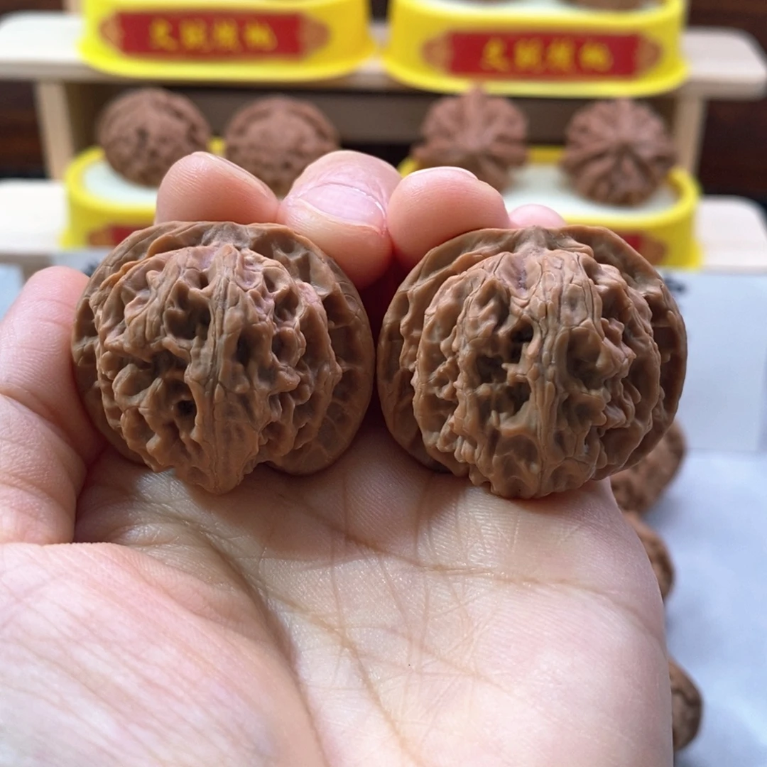吊坠文玩核桃38苹果园全品
