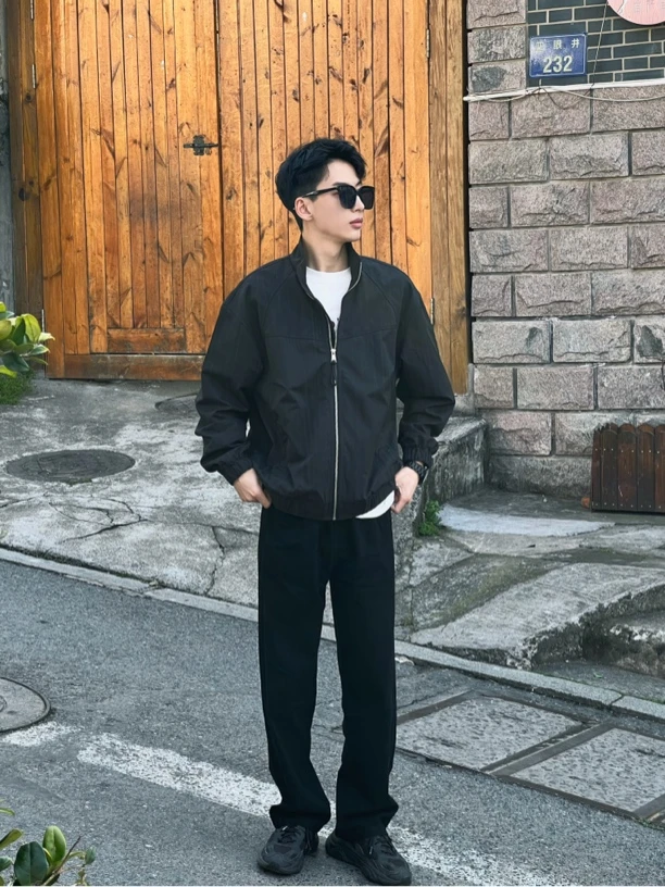 RFFS美式休闲直筒裤2025春秋新款首发男女同款直筒裤