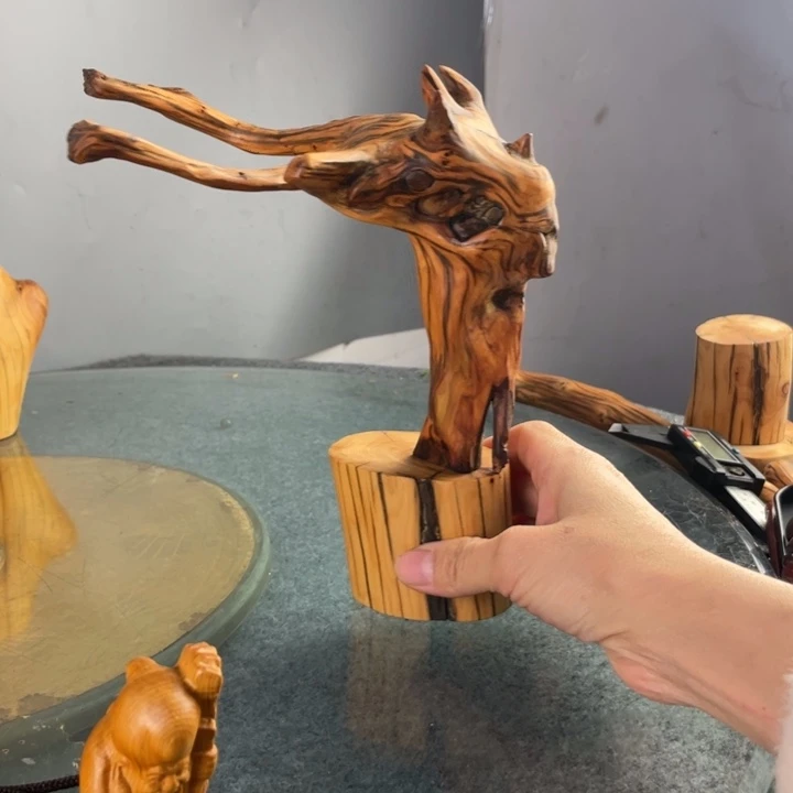 崖柏高21精品虎皮纹