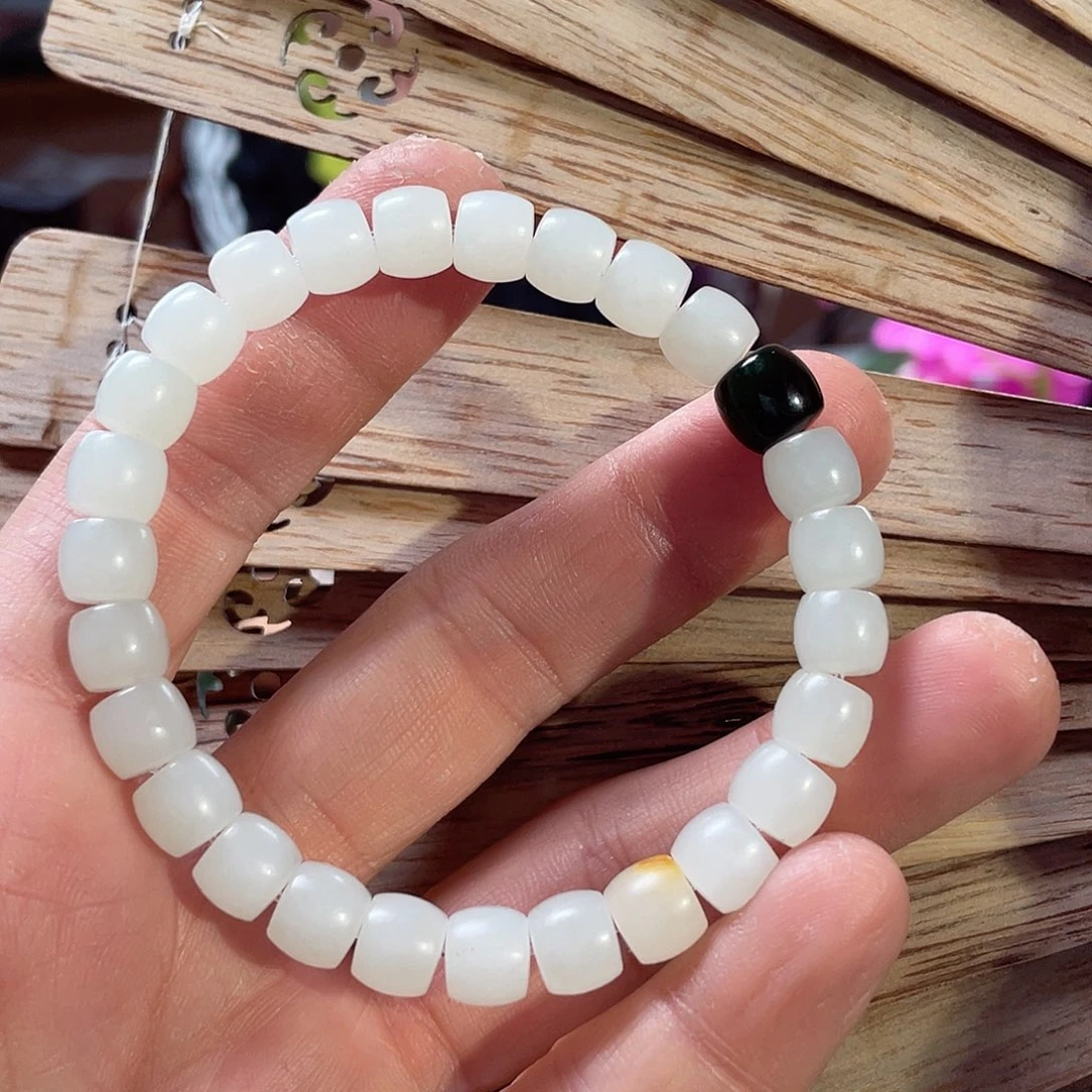 和田玉手串未镶嵌