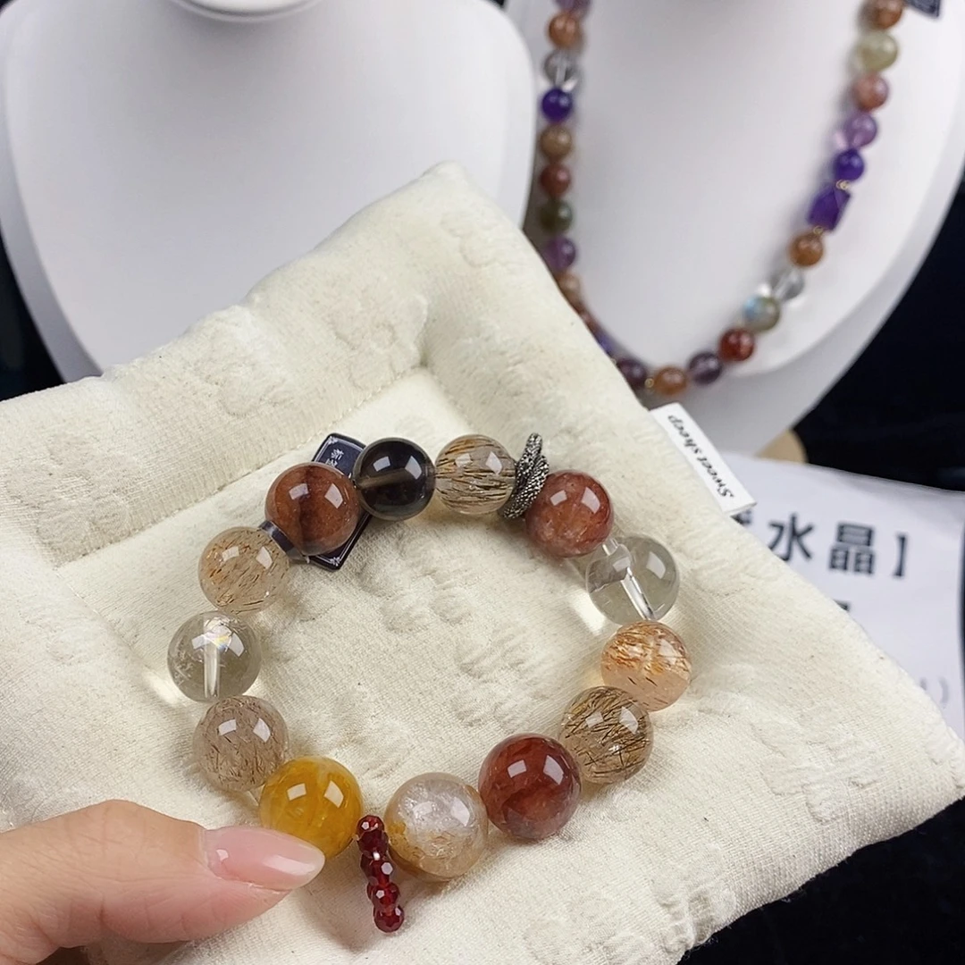 水晶手链银S925镶嵌