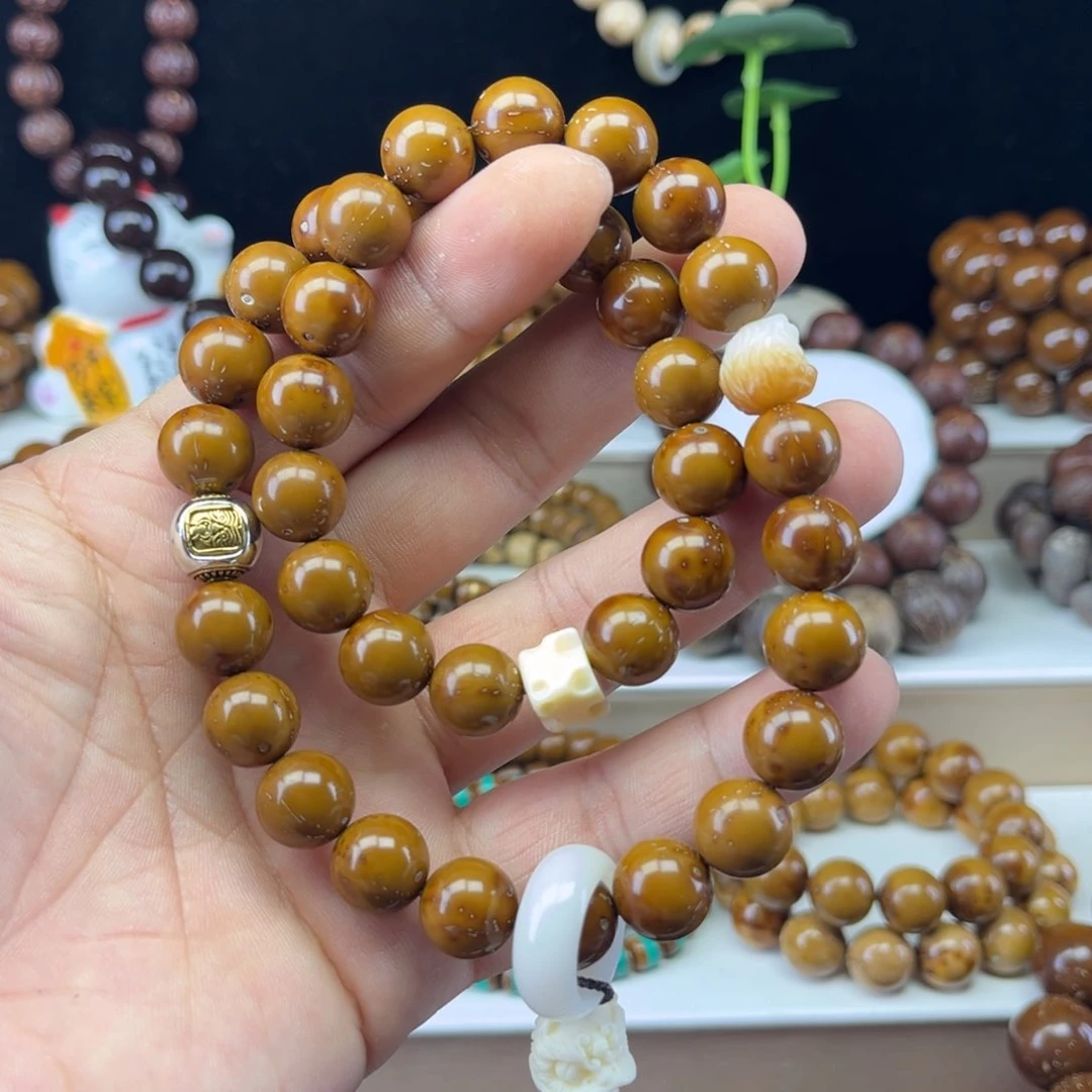 紫金鼠手串　紫金鼠光珠手持12