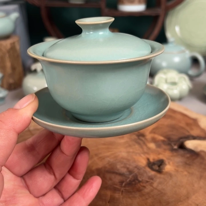 杯手工三才盖碗一级