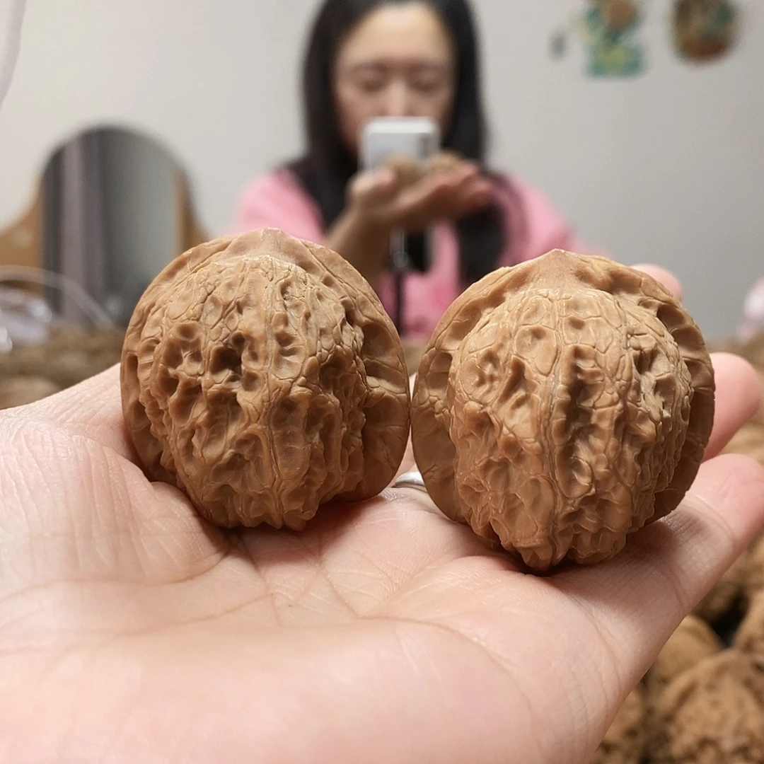 吊坠文玩核桃血麒麟38+有黄
