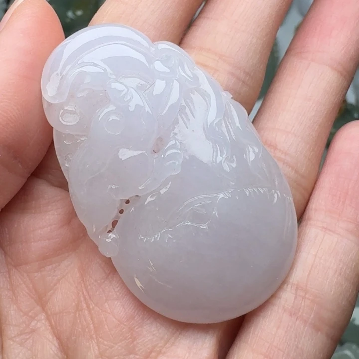 翡翠未镶嵌颈饰吊坠