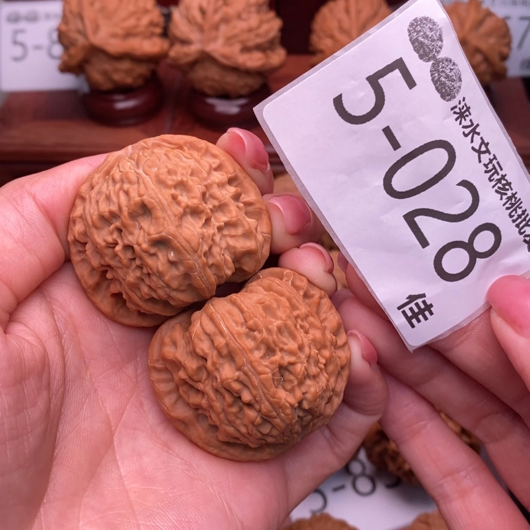 文玩核桃把件41闷白