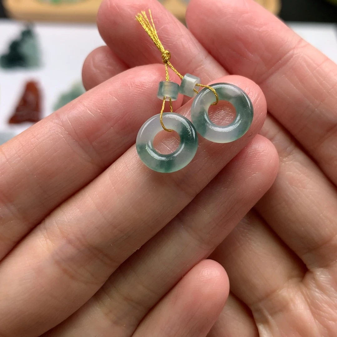 定制翡翠未镶嵌D***l甜甜圈