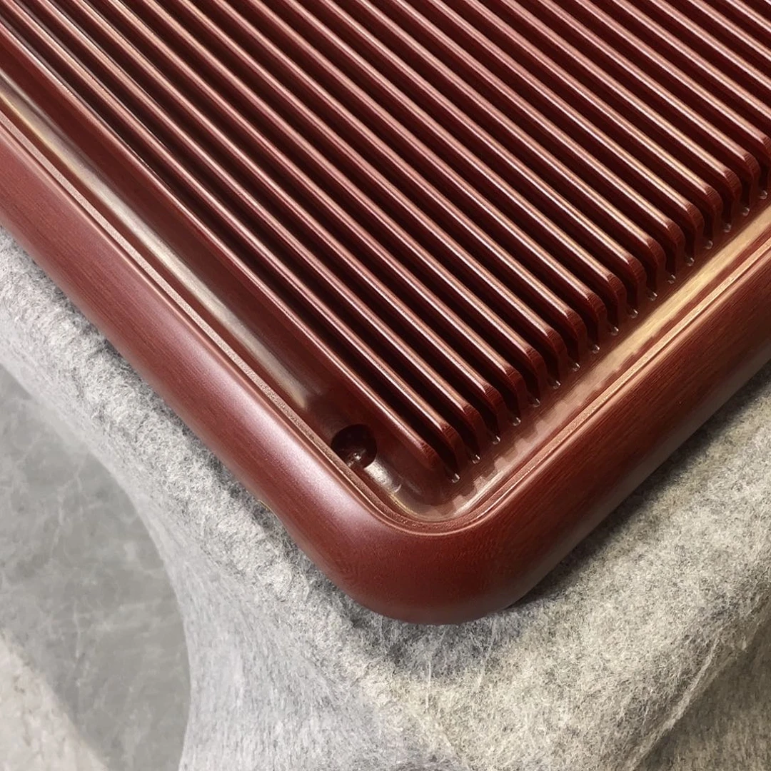 李***察电木茶盘红檀色80/50/5