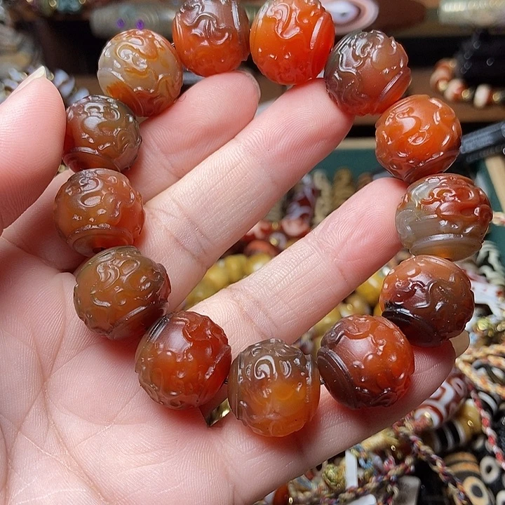 玛瑙/玉髓未镶嵌手链