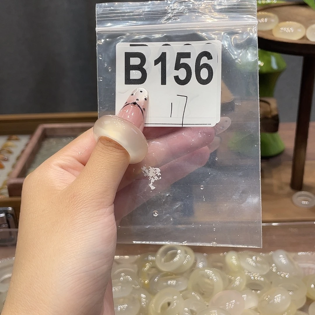 玛瑙/玉髓未镶嵌戒指156