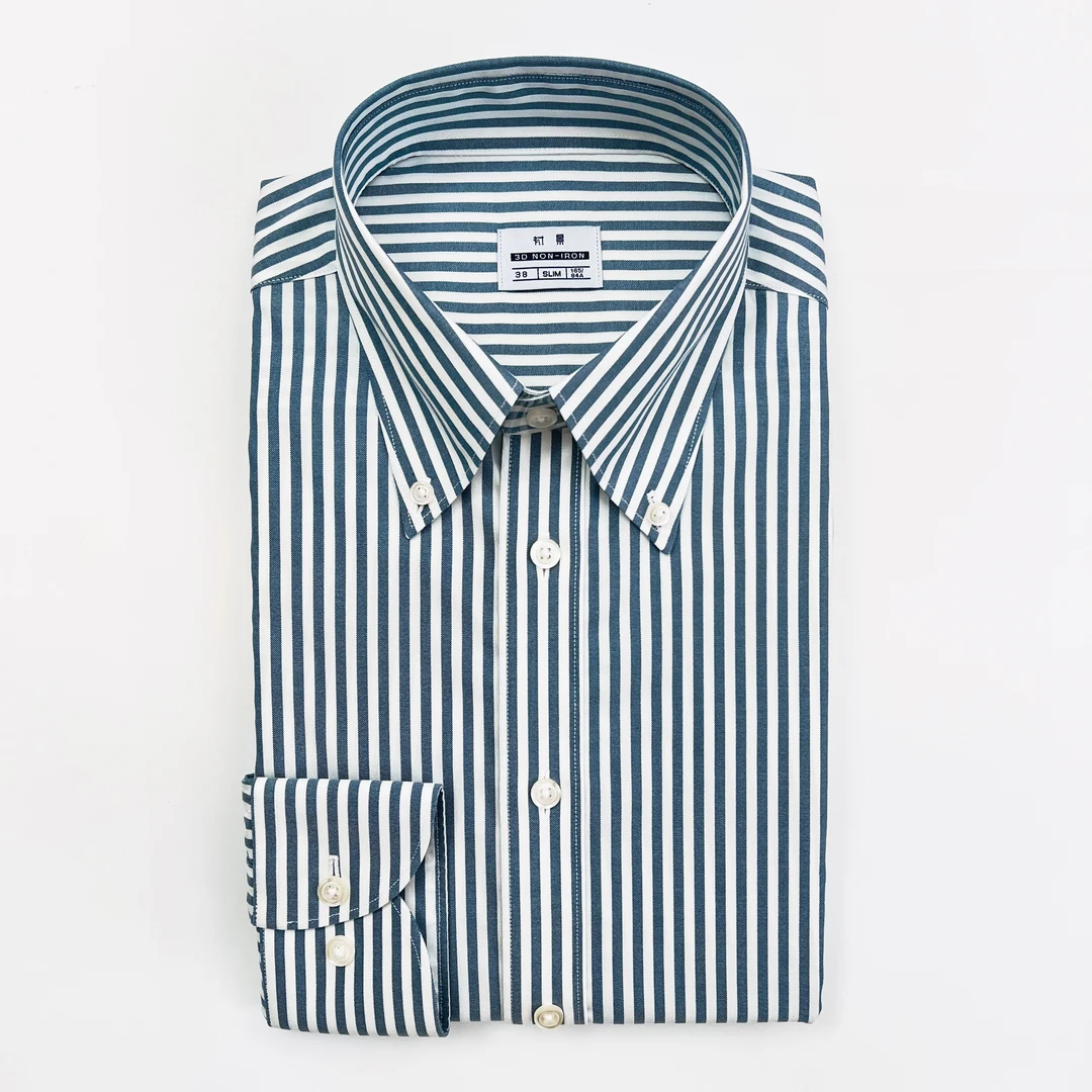 【97%Supima棉】高端绅士大尖领免烫商务休闲长袖衬衫经典美式风格