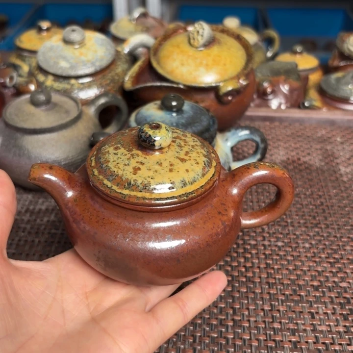 茶杯紫砂小仿古壶170