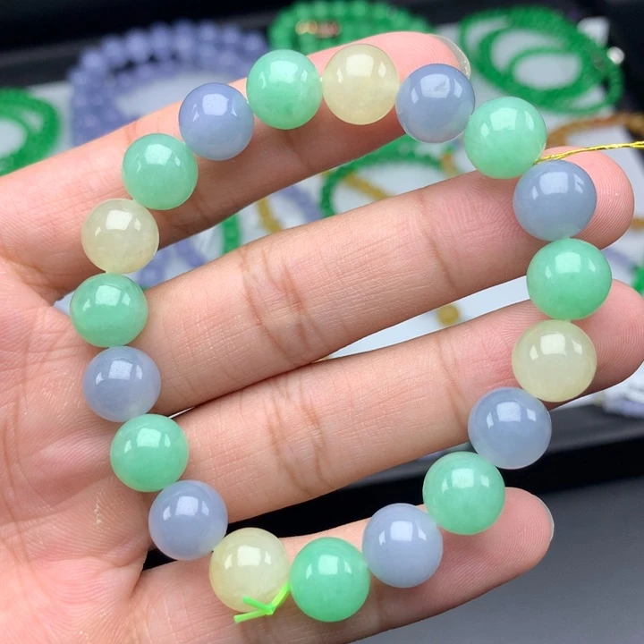 翡翠未镶嵌毛衣链