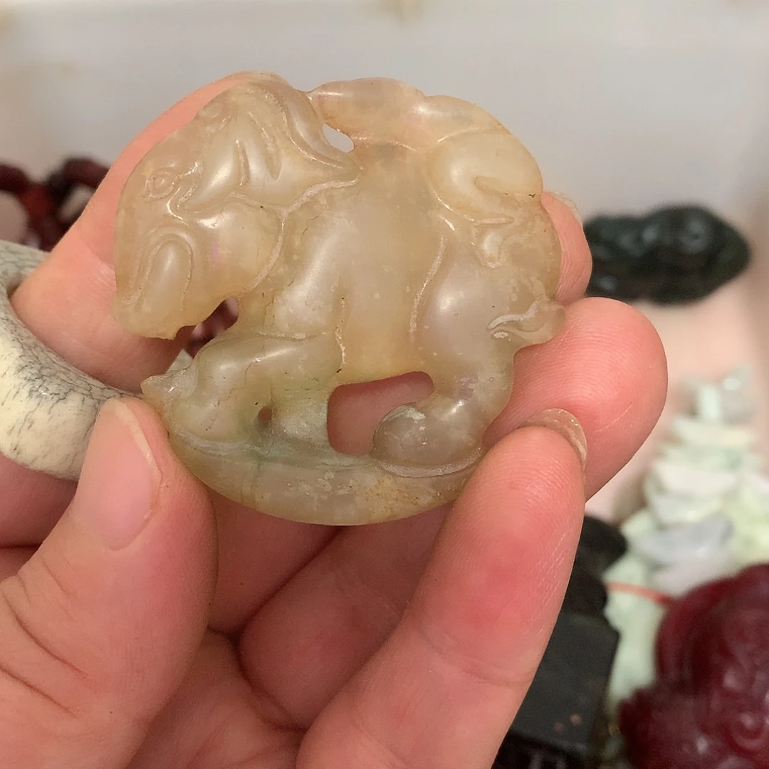 玛瑙/玉髓颈饰合金吃**福