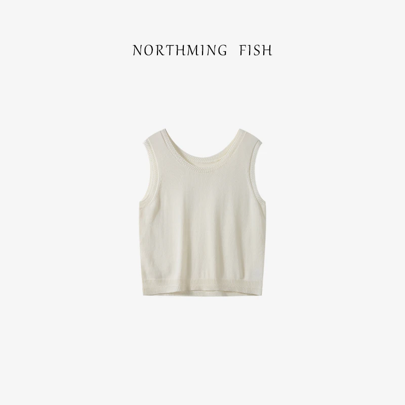 NorthMing fish「至简元素」冰凉干爽 自带光泽度有层次感的背心