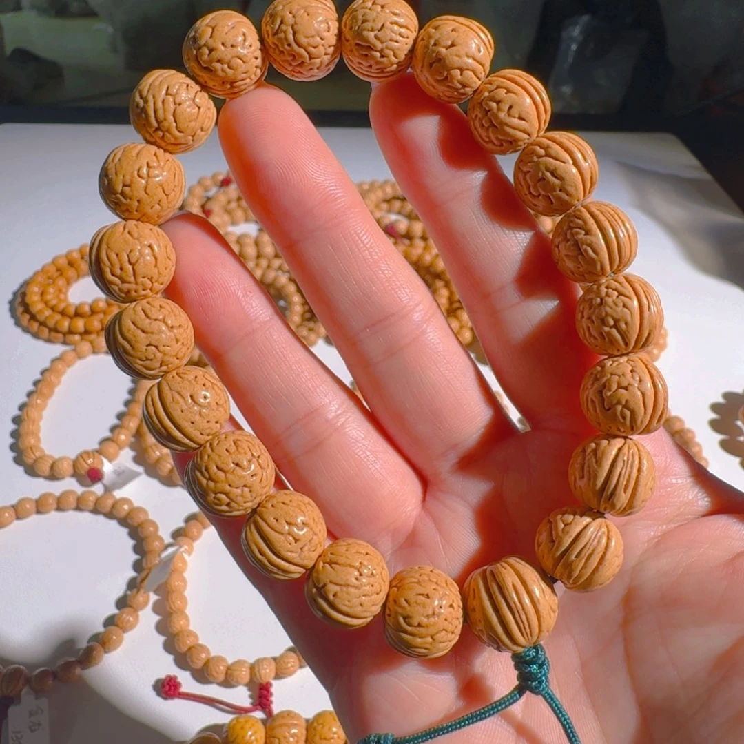 文玩核桃手串野生桃核福利1.3