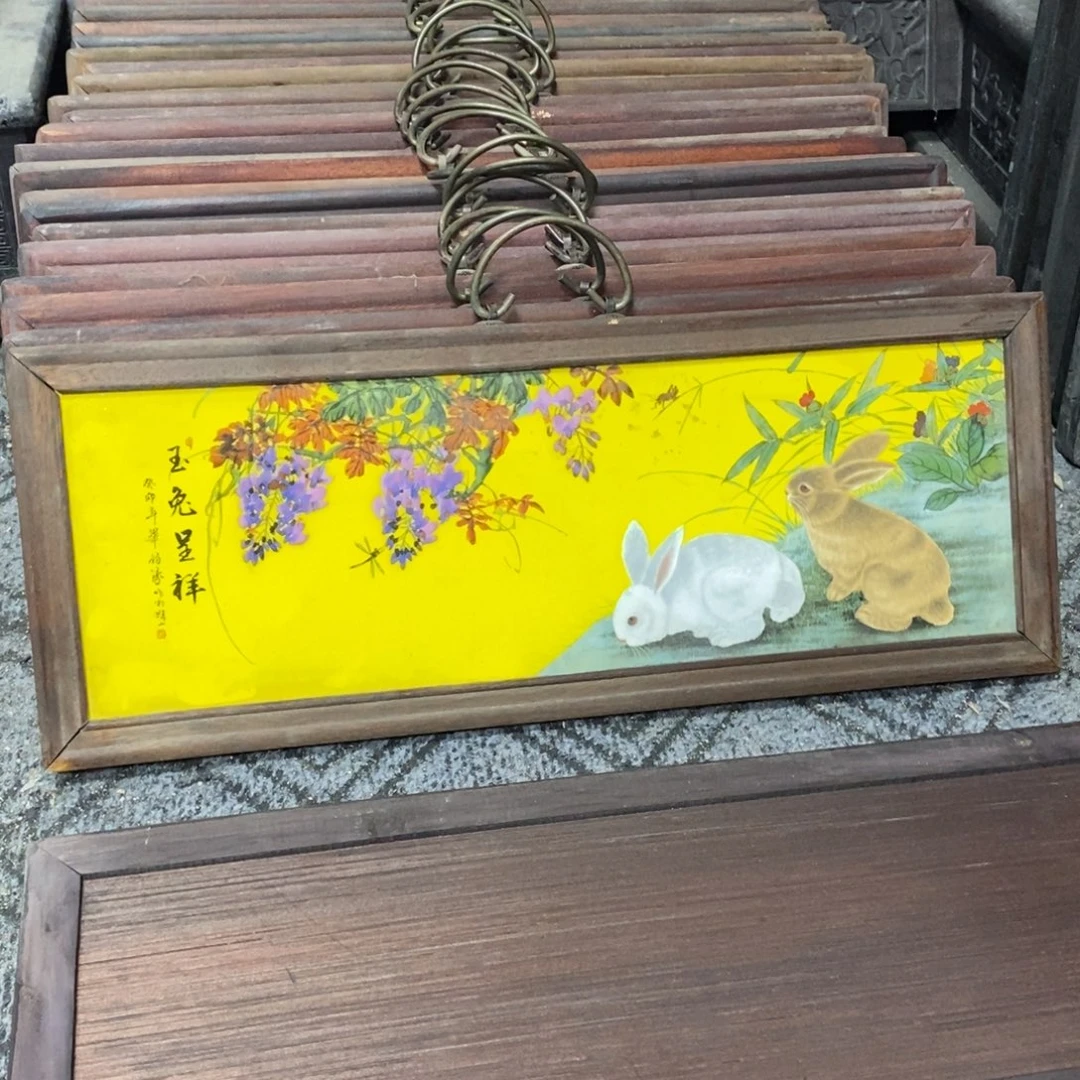 瓷53*21 景德镇瓷板画柴窑烧制