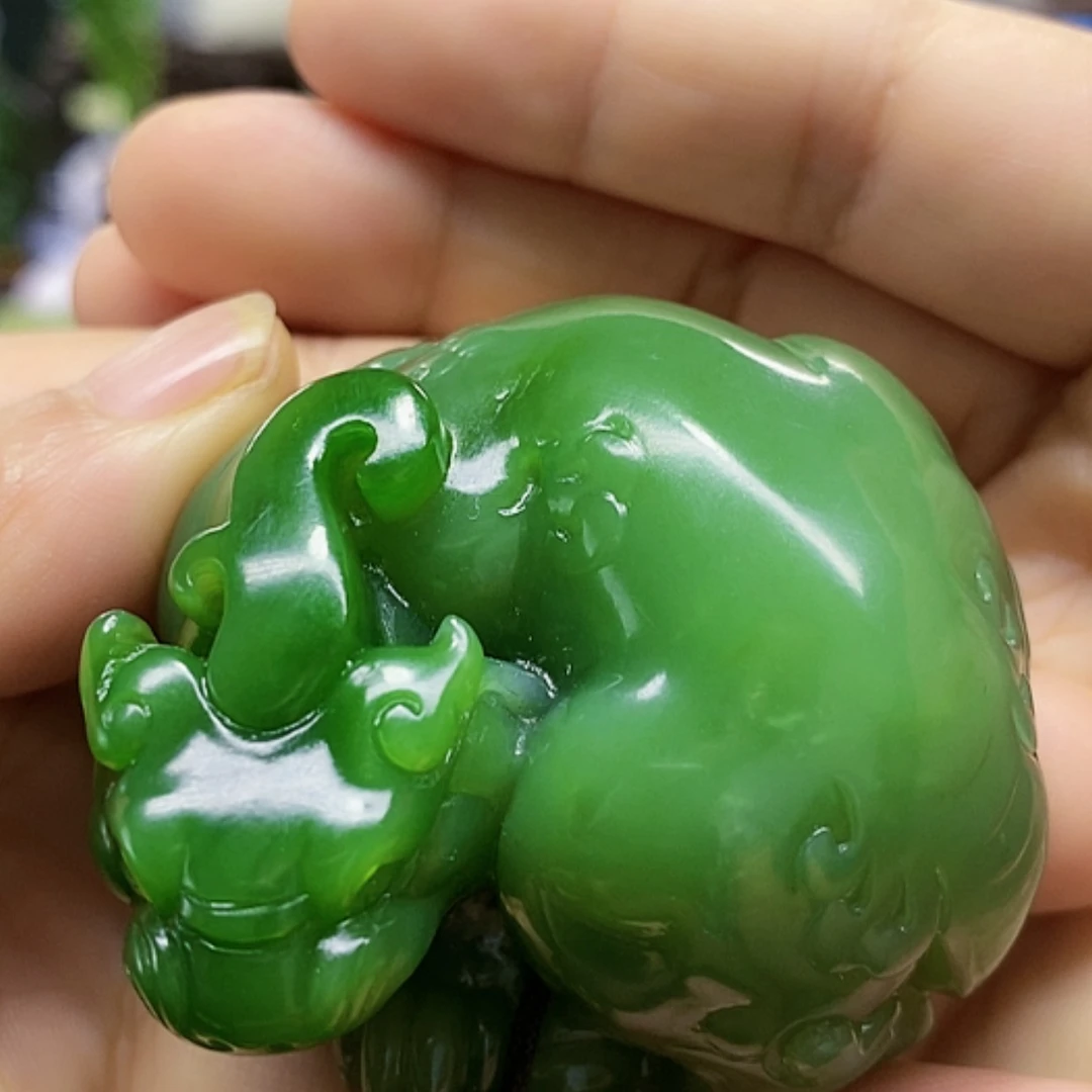 【闪购商品】未镶嵌和田玉（碧玉）把件