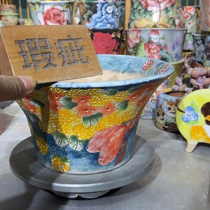 红陶景德镇艺术手绘作品