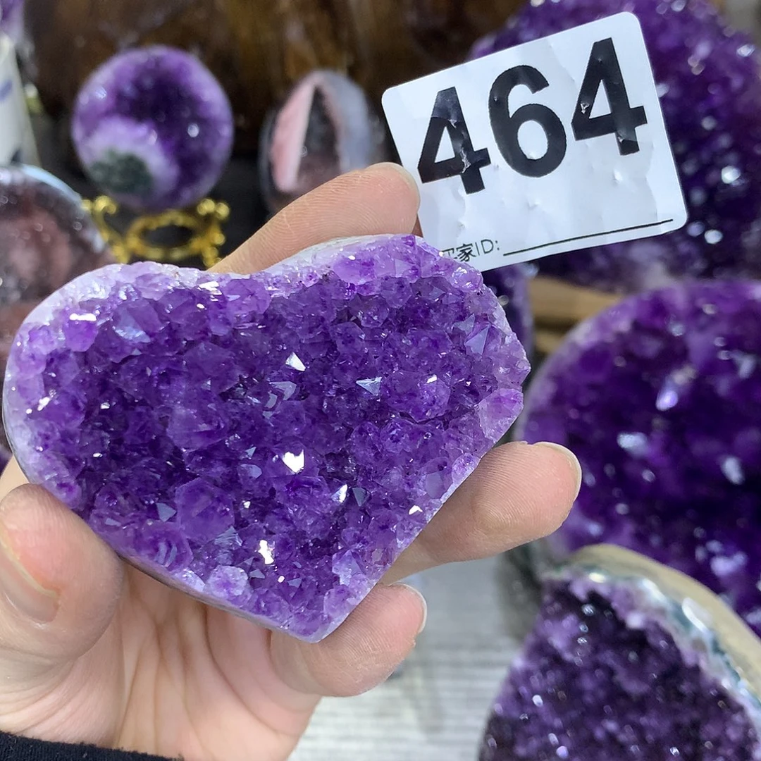 紫晶珠宝半成品未镶嵌464