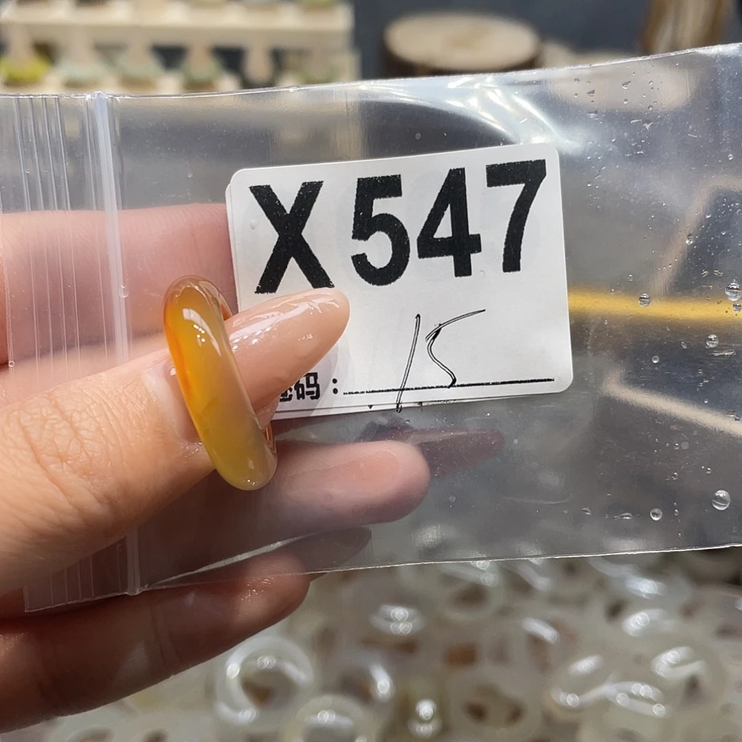 玛瑙/玉髓未镶嵌戒指547