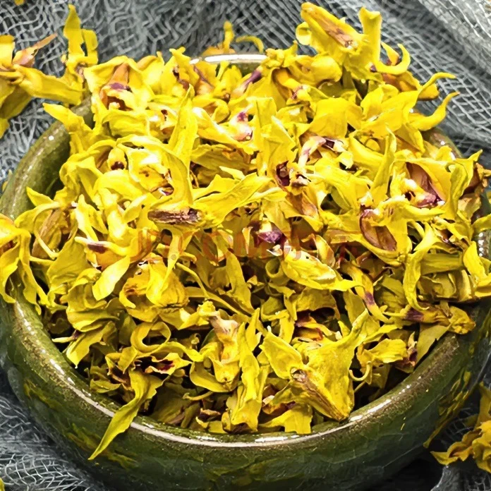 【黄色石斛花】黄色石斛花 干花 云南深山正品干货
