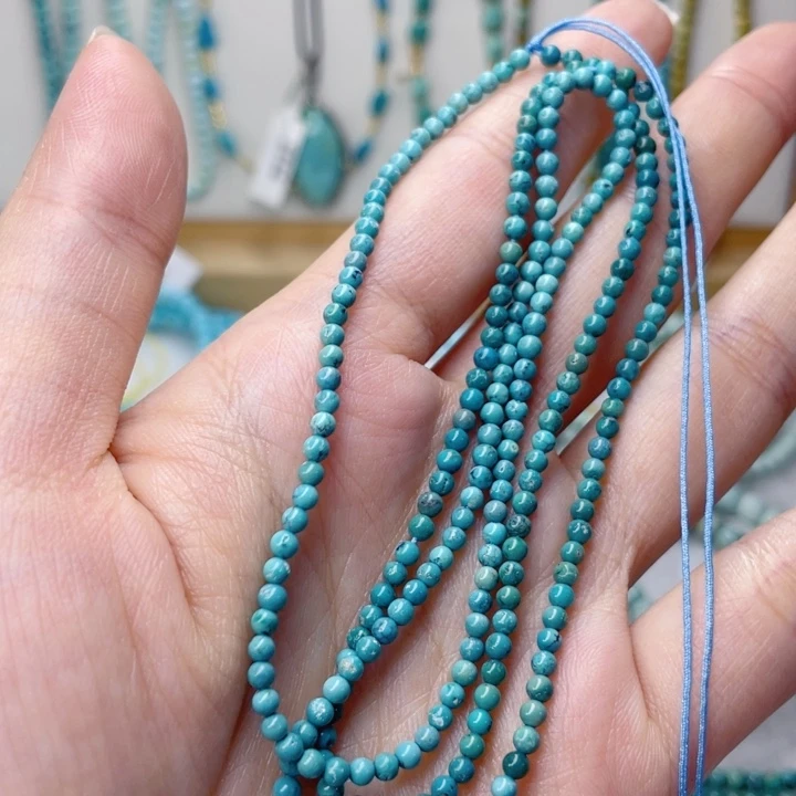 绿松石银S925镶嵌颈饰