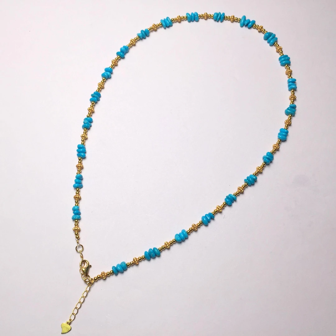 【厚爱公主专属】S925银绿松石项链LSWG-371（多样性发一）