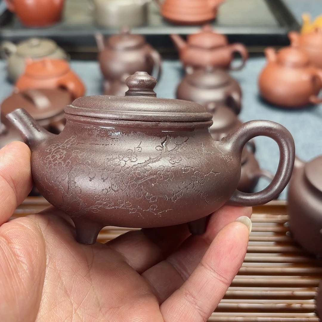 紫砂茶壶出**生全手工三足盉
