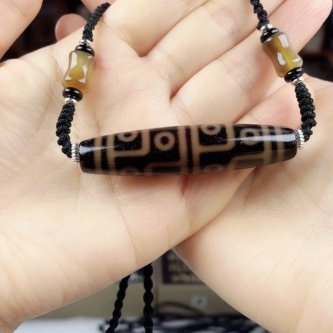 玛瑙/玉髓颈饰合金黑金