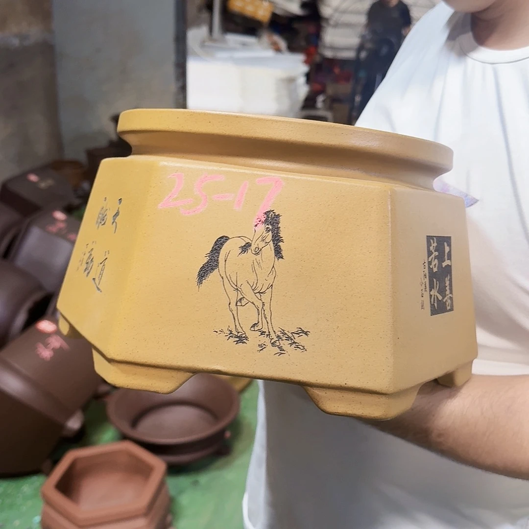 紫砂花盆紫砂花盆