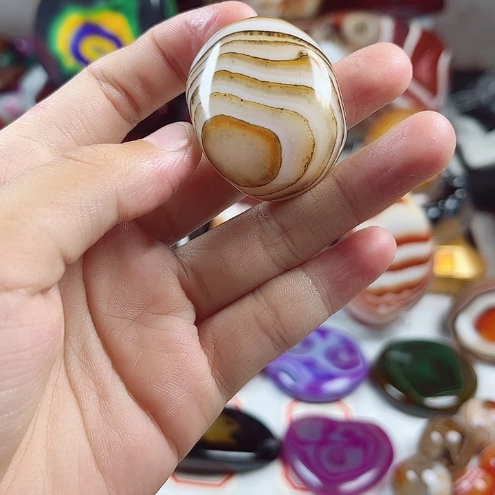 玛瑙/玉髓未镶嵌耳饰