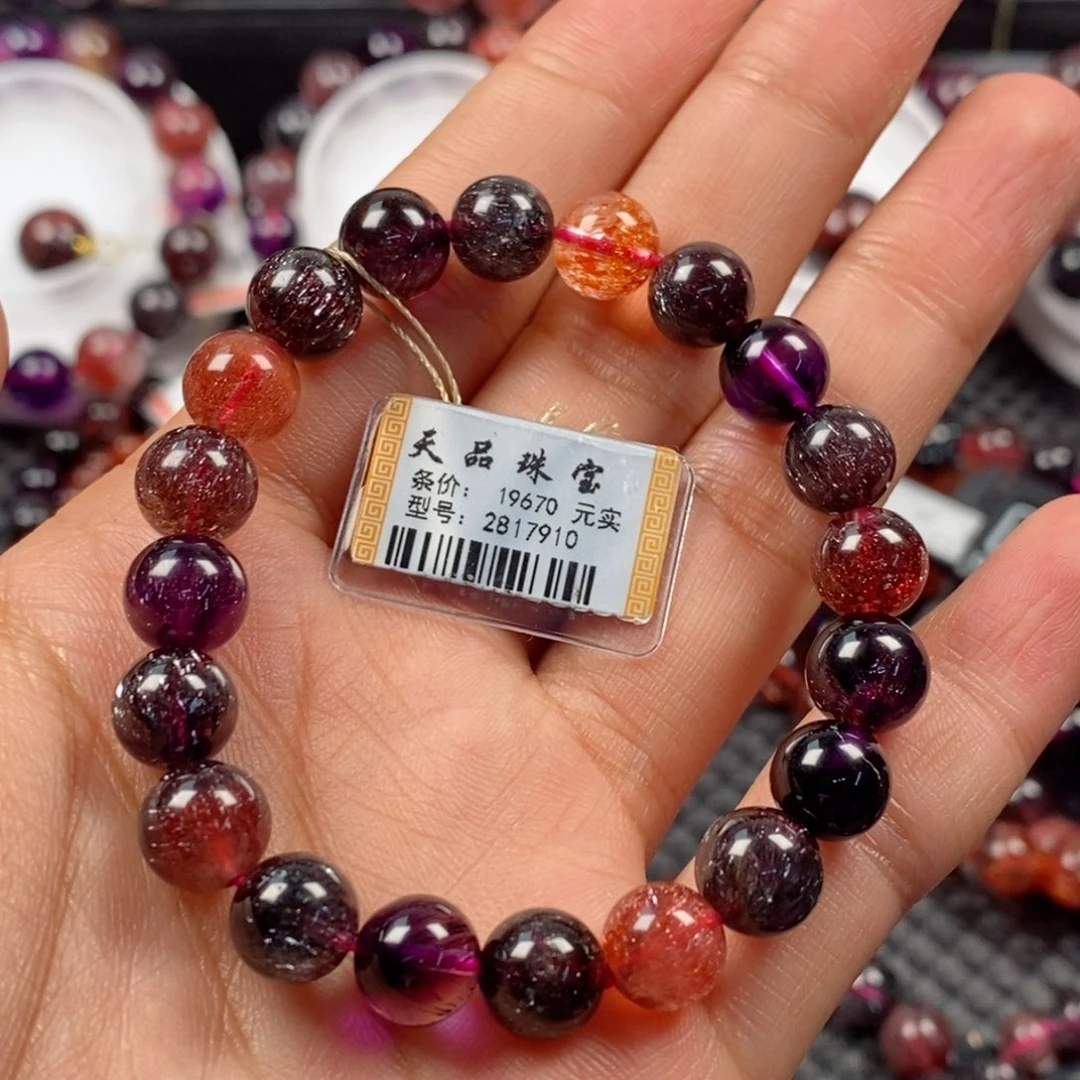 水晶手链未镶嵌黑加仑超七2817910